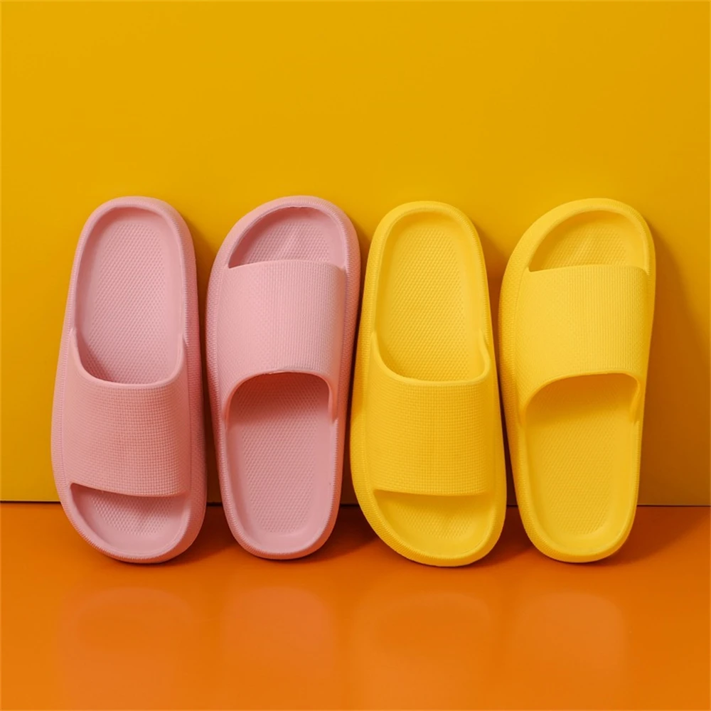 Summer Heightening Thick Bottom Fashion Bathroom Home Slippers Couple Men and Women Wear Sandals Comfortable Breathable Shoes