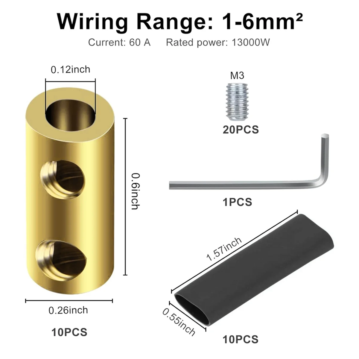 10 шт. комплект соединительных гаек для проводов калибра AWG клемма быстрого