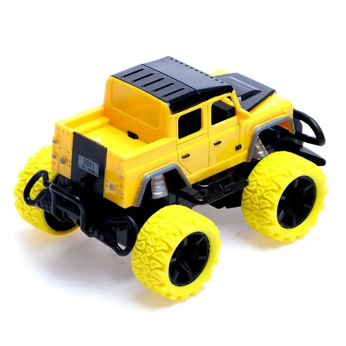 Jeep radio-controlled &quotpickup" powered by batteries color yellow | Игрушки и хобби
