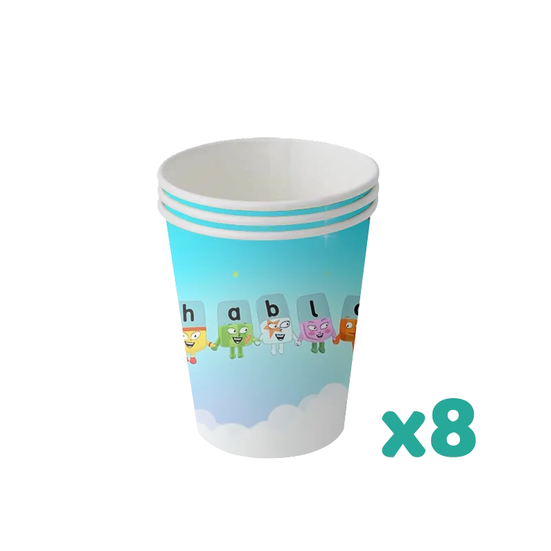 Алфавиты украшения для дня рождения телешоу первая тема детей баннер чашки