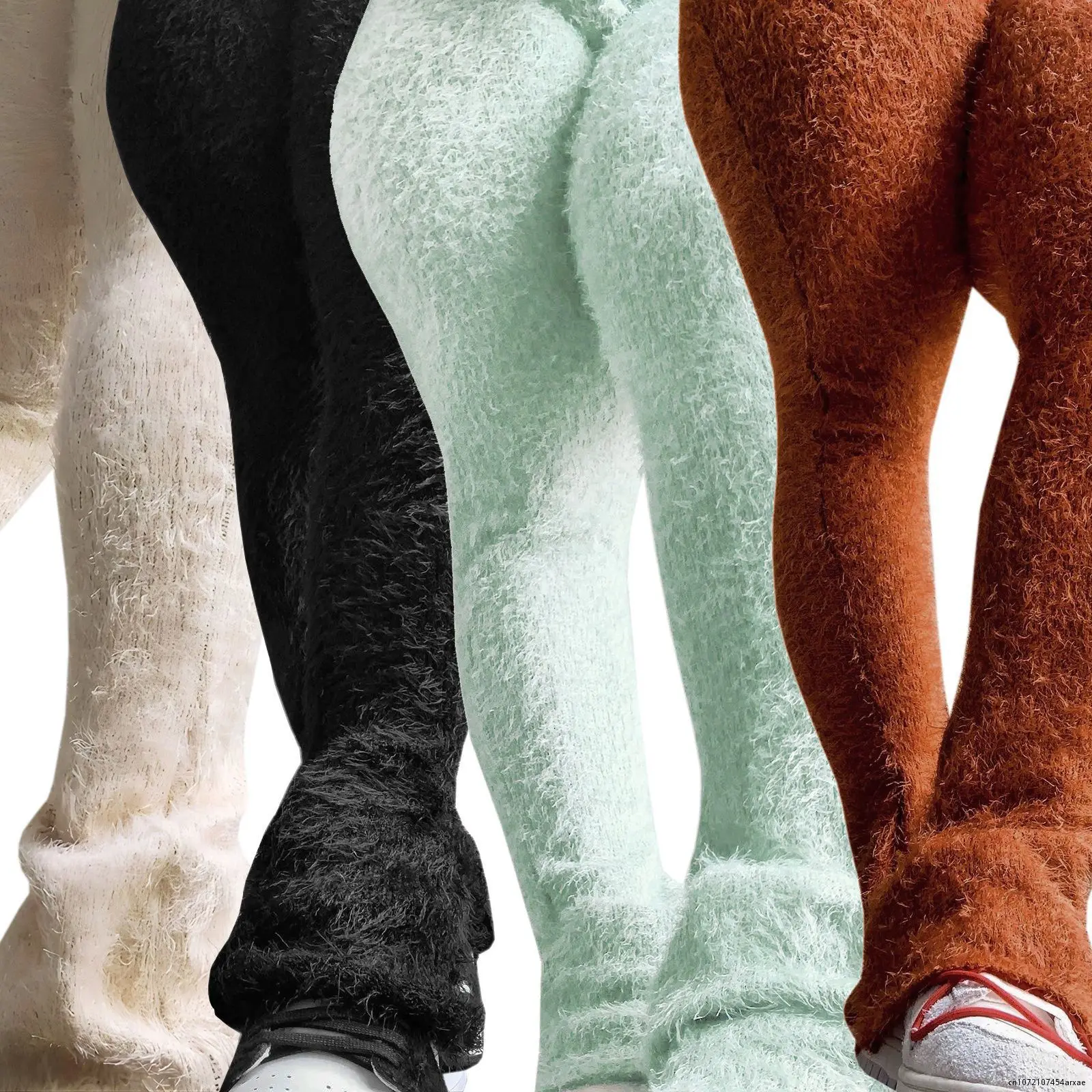 

Women's Winter Warm Fleece Lined Leggings Thick Velvet Tights Thermal Pants Super Warm Slim Legging High Elastic Waist