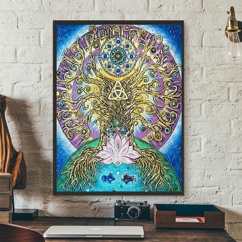 Алмазная живопись 5D сделай сам картина с полным заполнением абстрактное