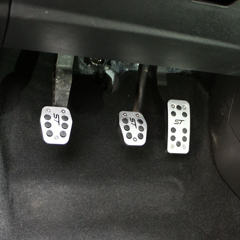 

Stainless Car Pedals Covers for Ford Focus 2 3 4 MK2 MK3 MK4 Kuga Escape RS ST 2005 - 2017 Clutch Gas Brake Pedal Pads Set
