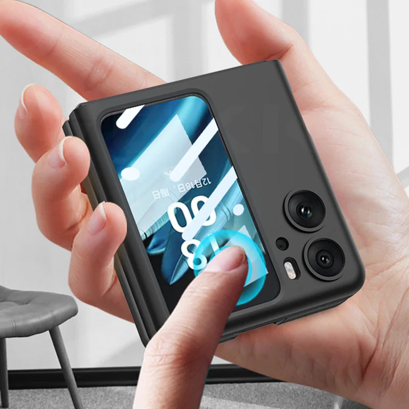

GKK Case For OPPO Find N2 Flip 5G Case Shockproof Slim Plastic With Small Screen Protector Matte Hard Cover For OPPO FindN2 Flip