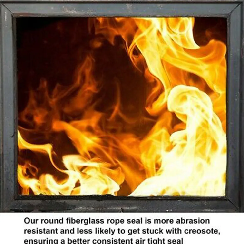 1 шт. 6/8 мм 78 дюймов/2 метра в длину стекловолоконная Черная плита огнеупорная