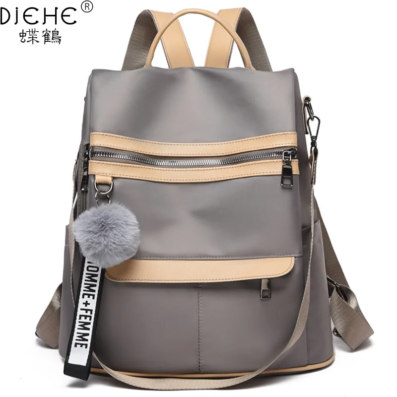 

DIEHE 2023 Waterproof Oxford Cloth Women Backpack Designer Light Travel Backpack School Bags Casual Lides Shoulder Bags