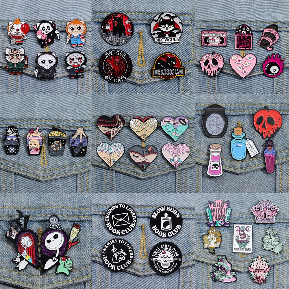 2-7 шт. броши в готическом стиле