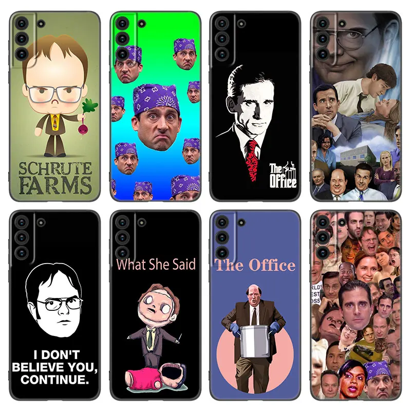 The Office Tv Show What She Said Phone Case For Samsung Galaxy S23 S22 S21 S20 Ultra FE S10E S10 Lite S9 S8 Plus S7 S6 Edge