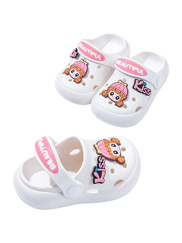 Новинка лета 2024 детские тапочки для дома Нескользящие с мягкой подошвой удобная