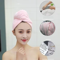 super absorbent quick dry towel microfiber shower cap towel hair drying wrap womens child towel rapid drying hair towel