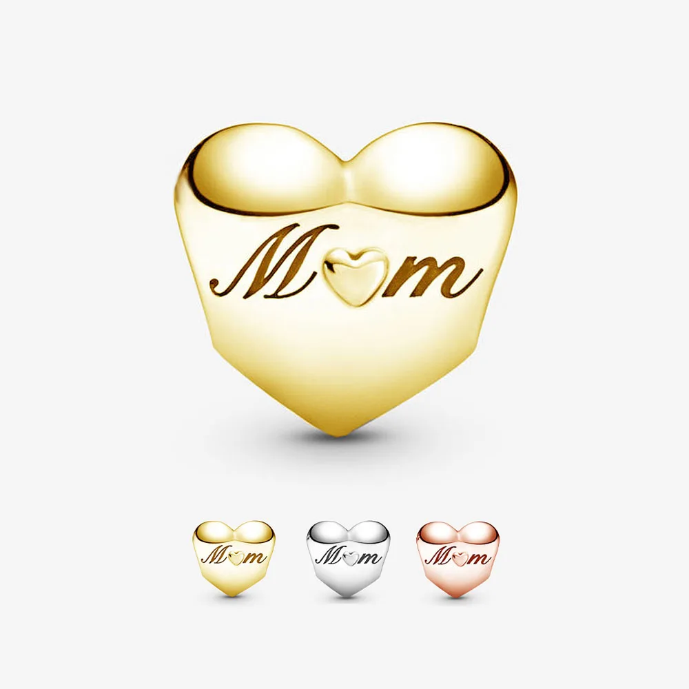 

Браслет Pandora с подвесками в виде Луны и сердца