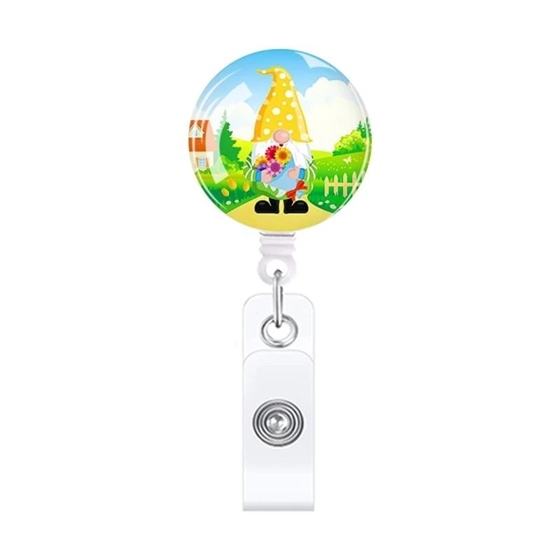 Фото W89C Faceles Gnome Theme Badge Beel с держателем значков Clip №2