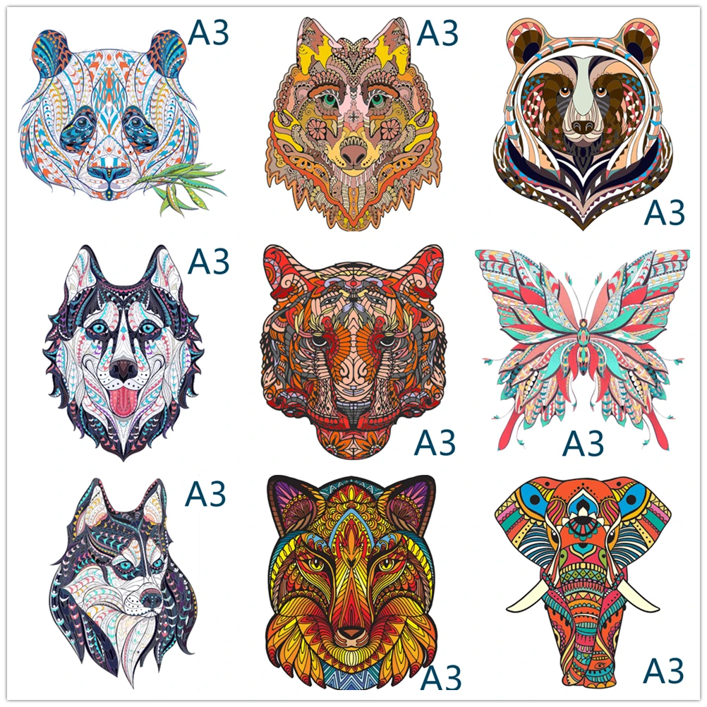 

Animal Wooden Puzzle Butterfly Owl Dragon Wooden Jigsaw Puzzle Best Gift Present Home Educational Toys For Kids Adults Decor