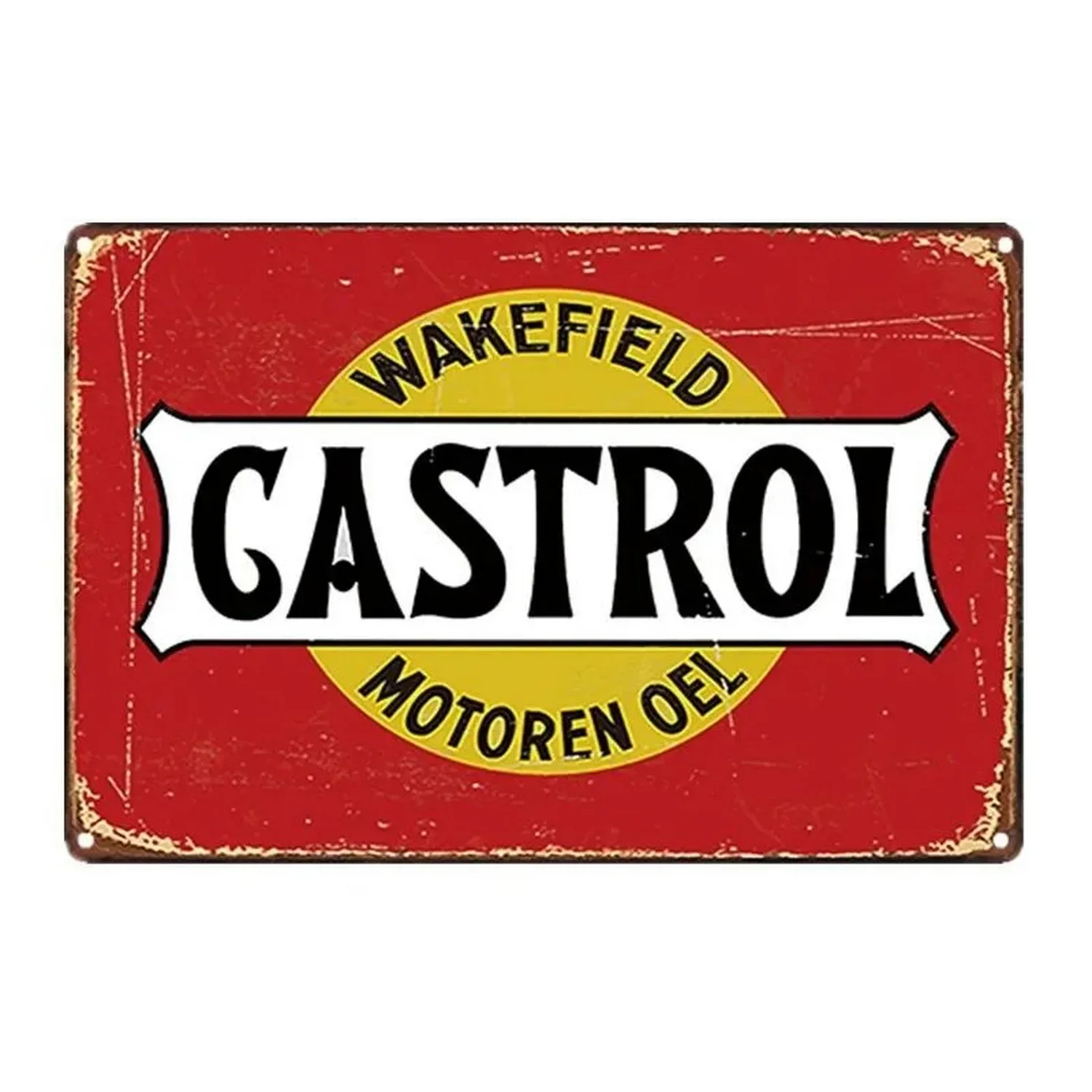 Винтажные Металлические Вывески С Газовым Двигателем И Маслом. Настенное