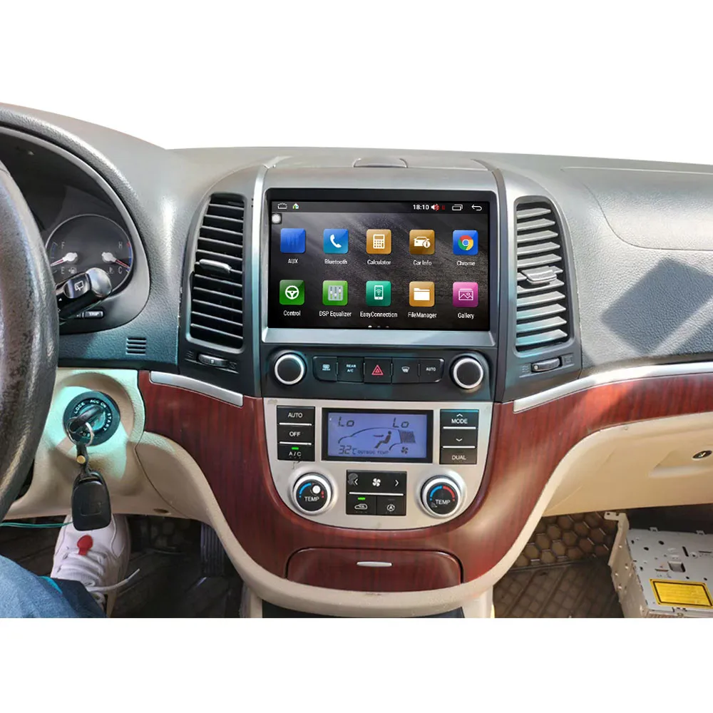 Для Hyundai Santafe 2006-2012 Carplay автомобильный мультимедийный видеоплеер GPS-навигация