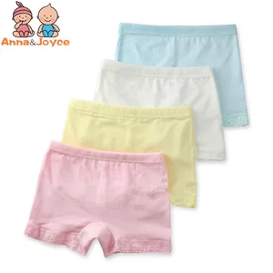 6 шт./лот, новые детские брюки леденцового цвета для хлопковое кружевное нижнее белье подходит для От 3 до 12 лет ATNN0079