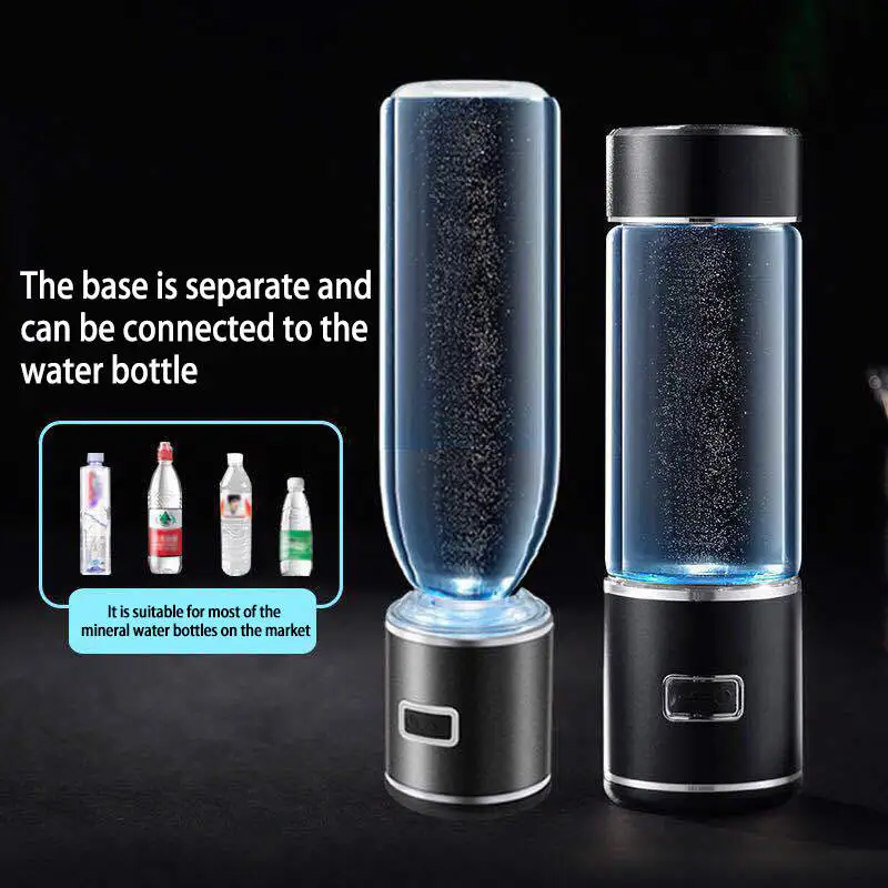 Hydrogen Water Generator Bottle Filter Ionizer Maker Alkaline Maker Rechargeable Portable Super Antioxidan Hydrogen Water Cup