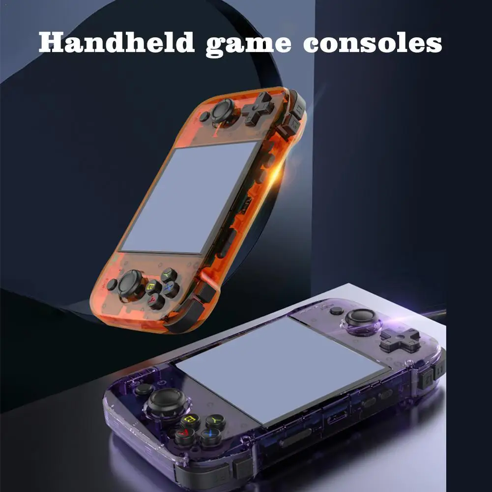 R46S Портативная игровая консоль HD-экран 4-дюймовый экран Ретро-игровые консоли