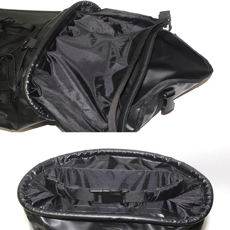 Waterproof Backpack 25L Heavy Duty Roll-Top Closure with Easy Access Side-Zippered Pocket for Swimming Boating Surfing Rafting