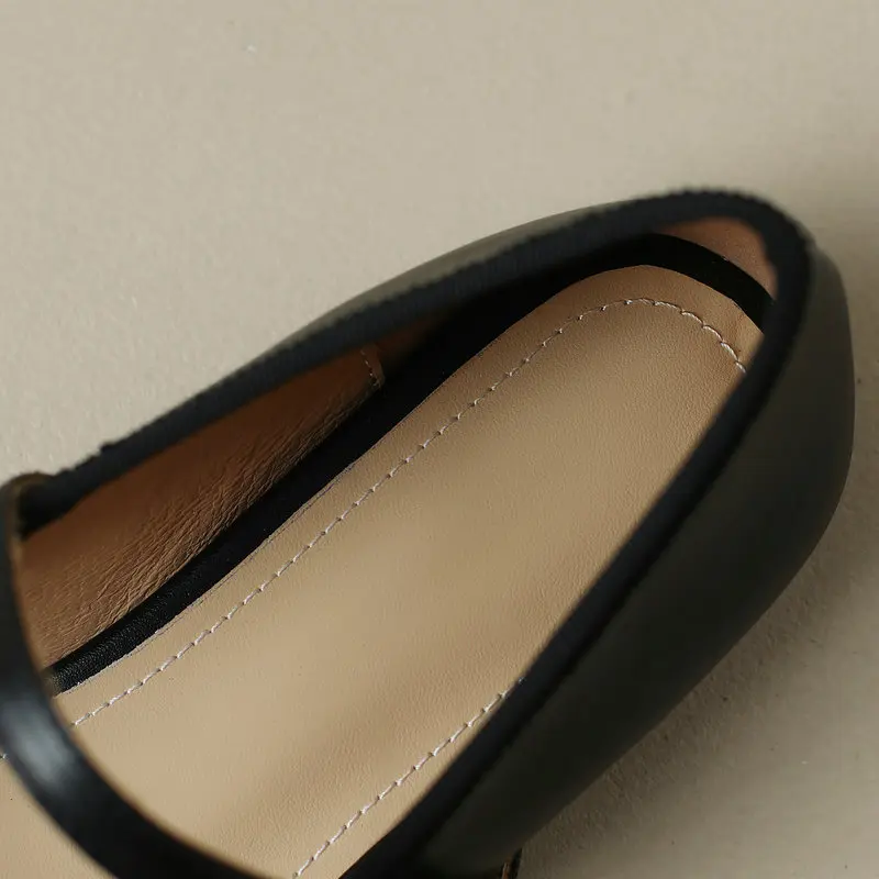 Mary Janes Flats Women Genuine Leather Ballet Shoes Highly Recommend Elegant Princess Shoes Comfortable Soft For Walk Birthday