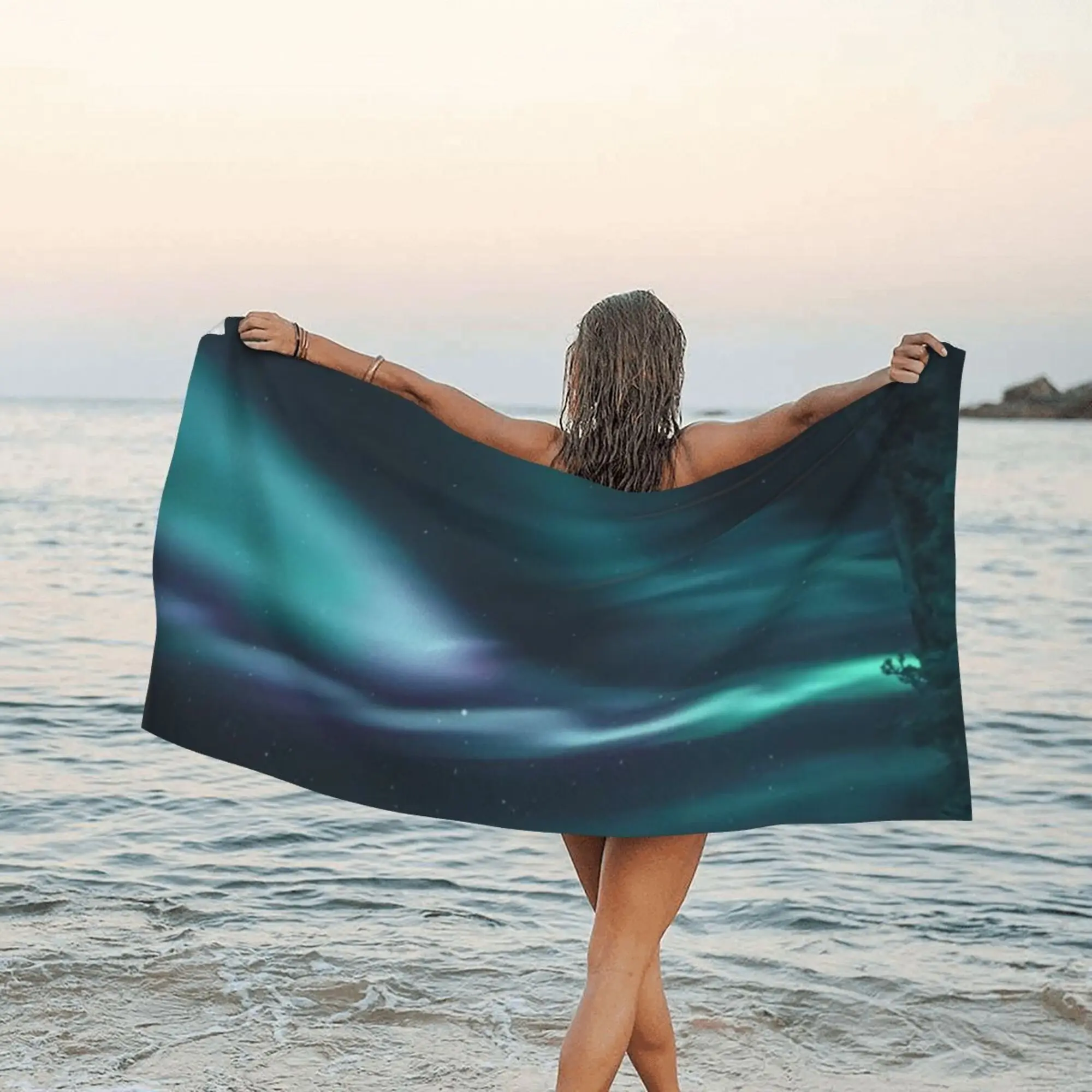 

Высококачественное полотенце для путешествий Большое пляжное полотенце s абсорбирующее мягкое пляжное полотенце Многофункциональное бол...