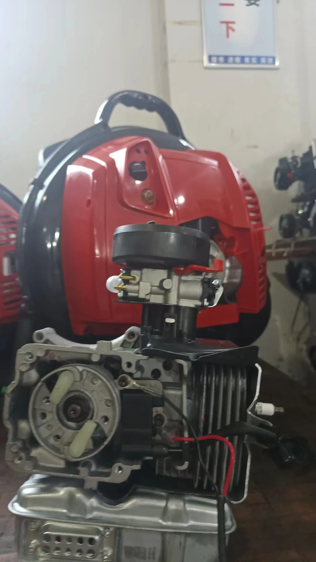 EB9500 85CC 2-тактный рюкзак с сильным ветром бензиновый снегоочиститель