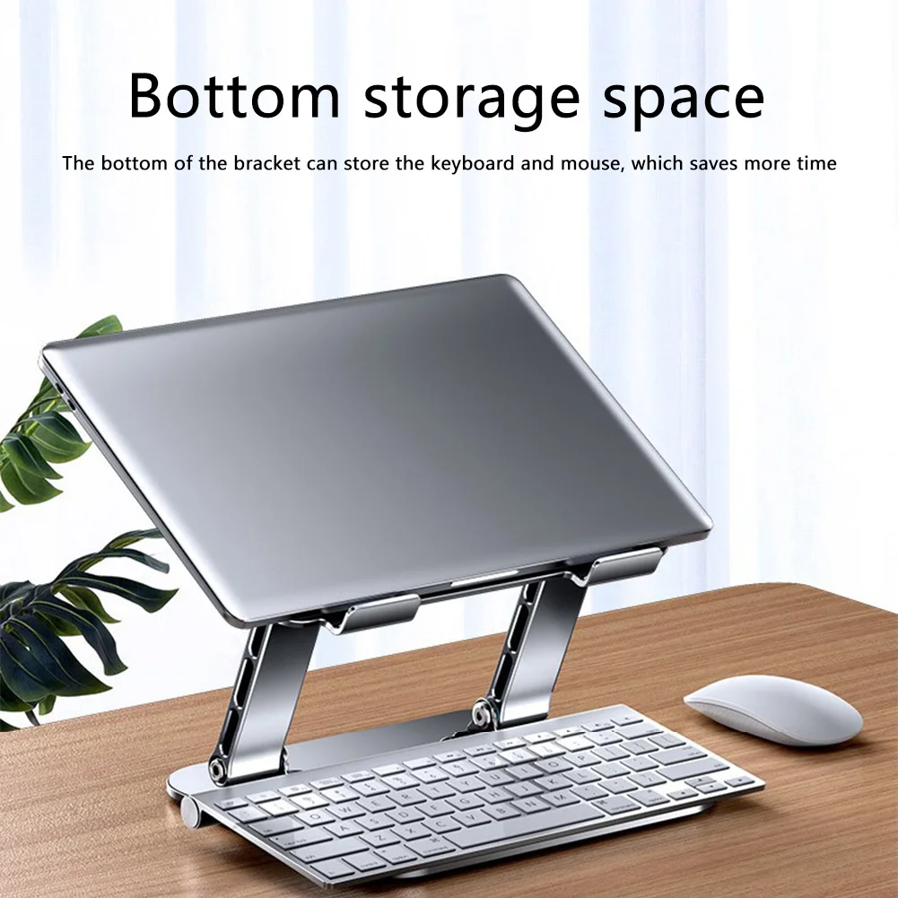

MC 515 Adjustable Foldable Laptop Tablet Stand Aluminum Alloy Desktop PC Notebook Lifting Heightening Cooling Bracket Holder
