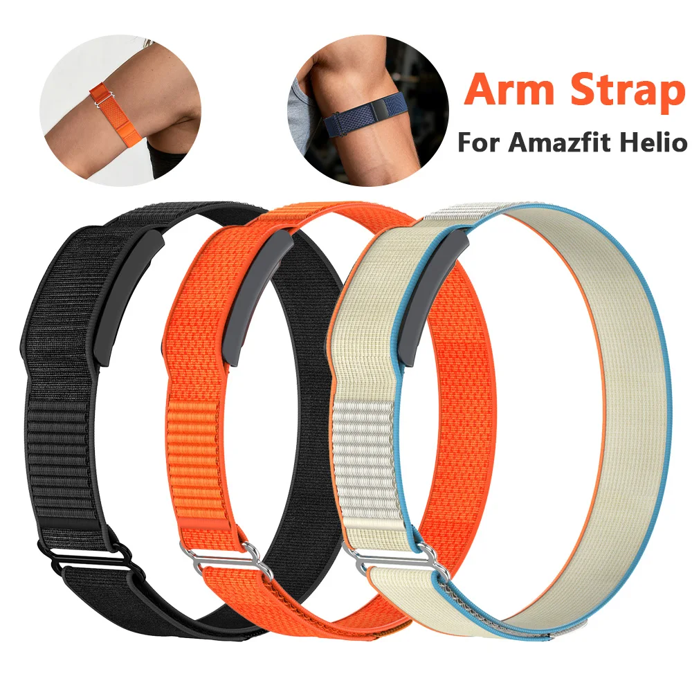 Фото Регулируемый нейлоновый ремешок для Amazfit Helio, дышащие спортивные ремешки для фитнес-трекера, сменные ремни correa amazfit helio №3