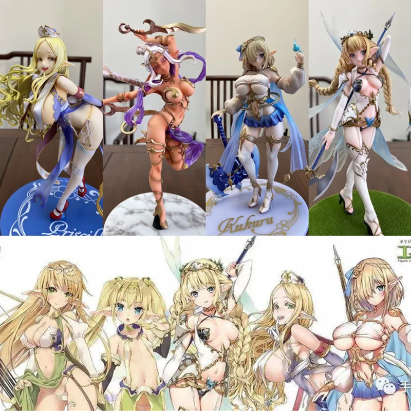 

Vertex Elf Village Figure Kukuru Priscilla Natigal Lincia Archeyle Action Figure 1st-5th Villager Sexy Girls Mold Adult Doll