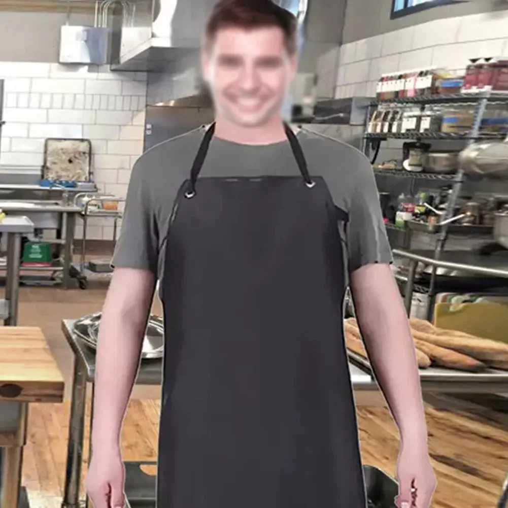 1 шт. фартук для защиты труда мясника водонепроницаемый маслостойкий виниловый