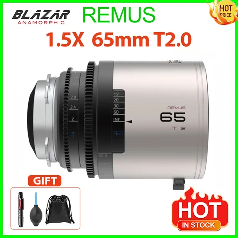 Анаморфный Цин-объектив GREAT JOY BLAZAR, 45 мм, 65 мм, T2.0, 100 мм, T2.8, REMUS 1.5x, 3:2 Полнокадровый для Canon EF ARRI PL Mount