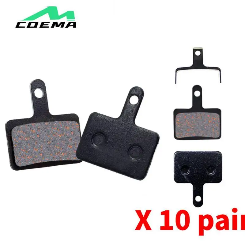 

COEMA 10 Pairs MTB Bicycle Resin Semimetal Disc Brake Pads For SHIMANO M315 M375 M395 M416 M447 M486 M515 M525 M575 Cycling Part