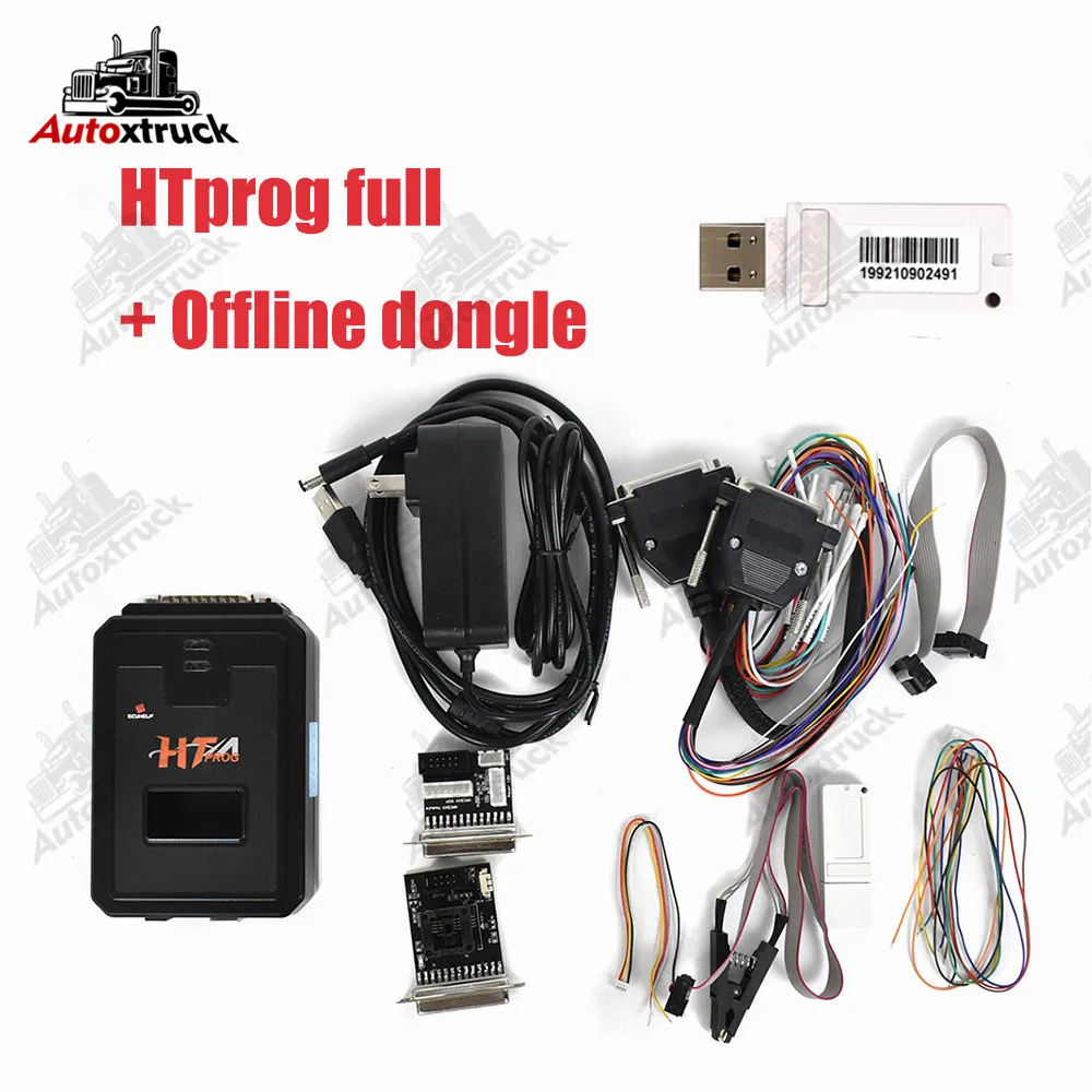 

HTprog Full Version (adapter+cables+dongle) Works for KT200 Alone as ECU Chip tuning Tool