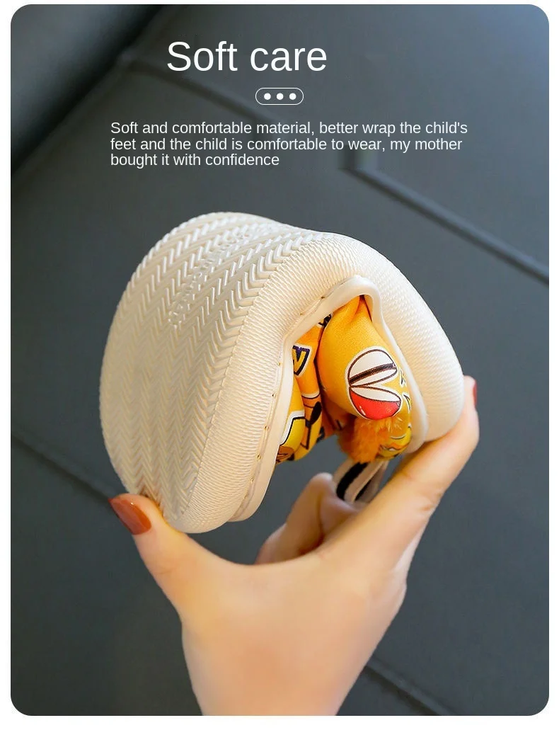 Зимние домашние тапочки для мальчиков и девочек с изображением покемона Пикачу