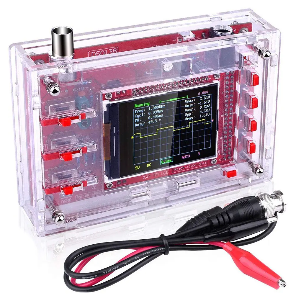 

DSO138 Digital Oscilloscope DIY Open Source Handheld Mini Oscillograph Shell Making Kit Accessories Digital Oscilloscope