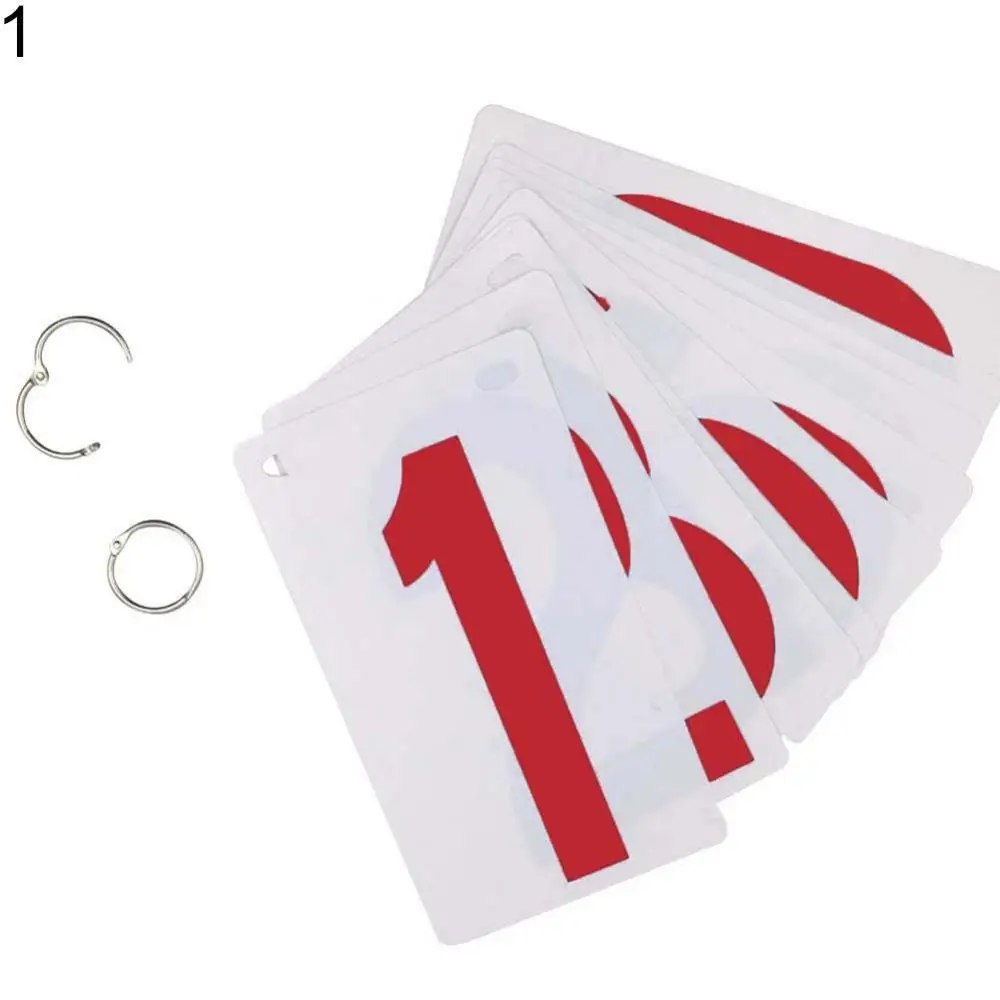 

Digit Scoreboard Number School Sports Competition Replacement Cards for Basketball Football Badminton Volleyball Table Tennis