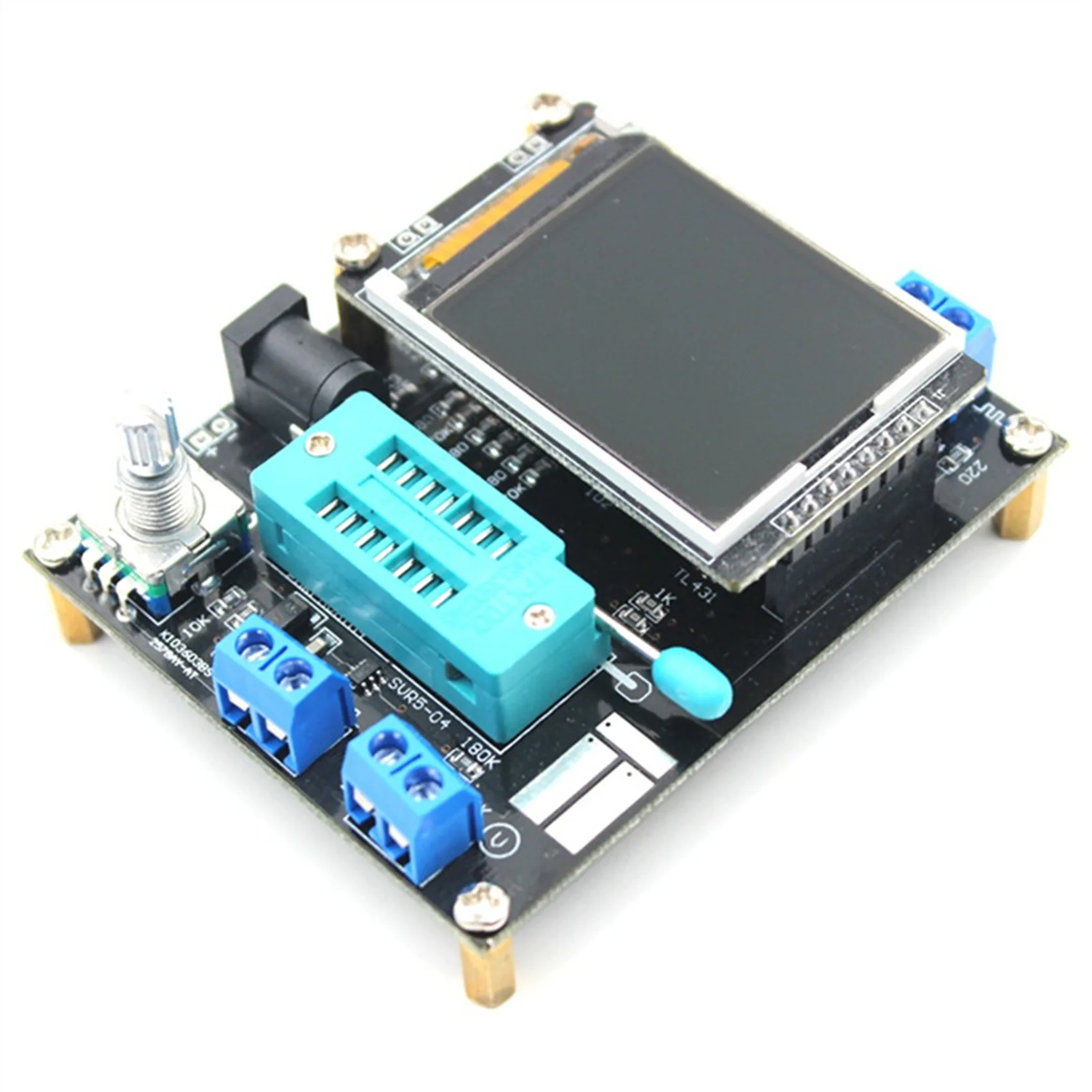 

GM328A Transistor Tester Diode Capacitance ESR Voltage Frequency Meter PWM Square Wave Signal Generator Soldering