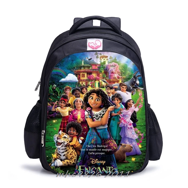 Disney Backpack Cartoon Women for New movie Encanto Teenagers Girls College School Bag Kawaii Students Mochilas |
