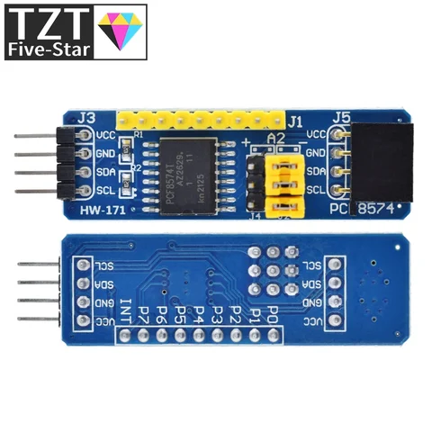 TZT PCF8574 плата расширения ввода-вывода