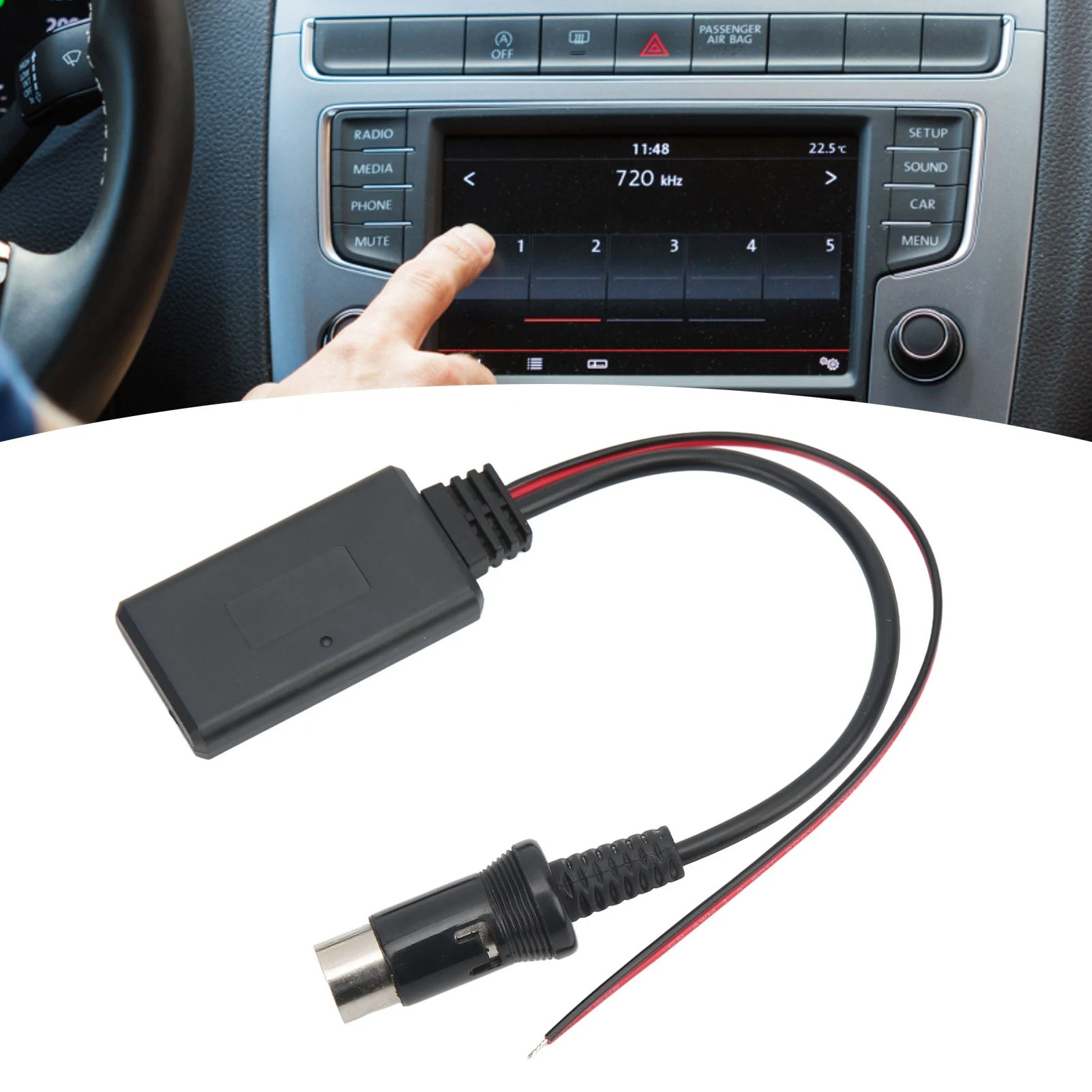 13Pin Bluetooth 5.0 Module Wireless Audio Cable Adapter Car 