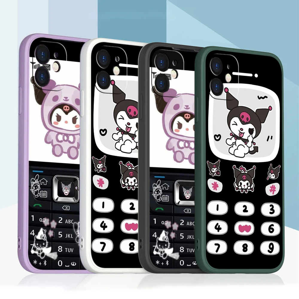 Чехол для iPhone 16 Pro Max 11 12 13 14 15 Plus 7 8 Xs XR с ремешком прямыми краями мягкий чехол