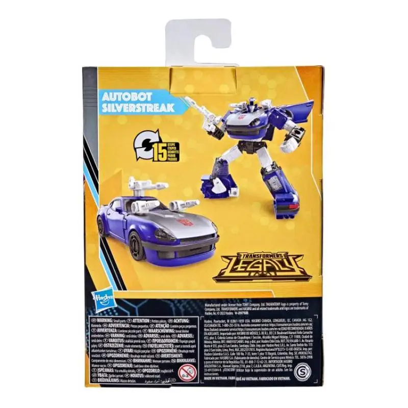 Фигурка Transformers Generations Legacy Buzzworthy Bumblebee Deluxe Autobot Silverstreak, подарочная игрушка F4051 (art.: 3920da249f734) - 3920da249f734