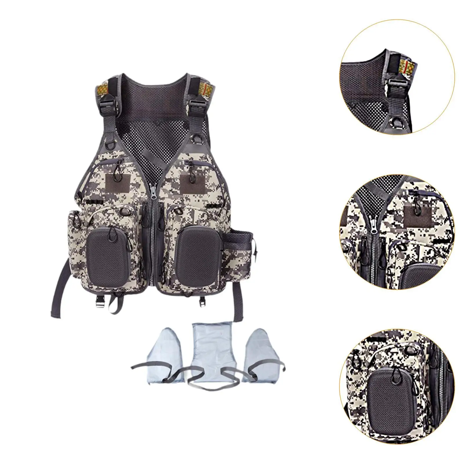 Спасательный жилет для рыбалки портативный рыболовный водных видов спорта