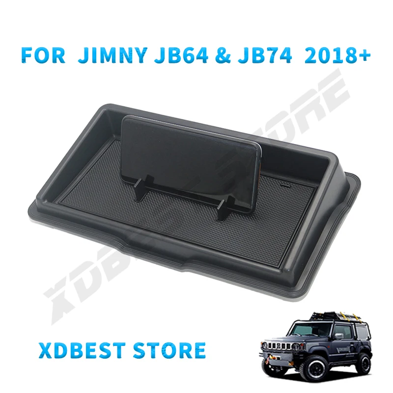 

Для Suzuki Jimny 2019 2020 2021 2022 2023 JB64 JB74 коробка для хранения центральной консоли приборной панели телефона держатель кронштейн Органайзер