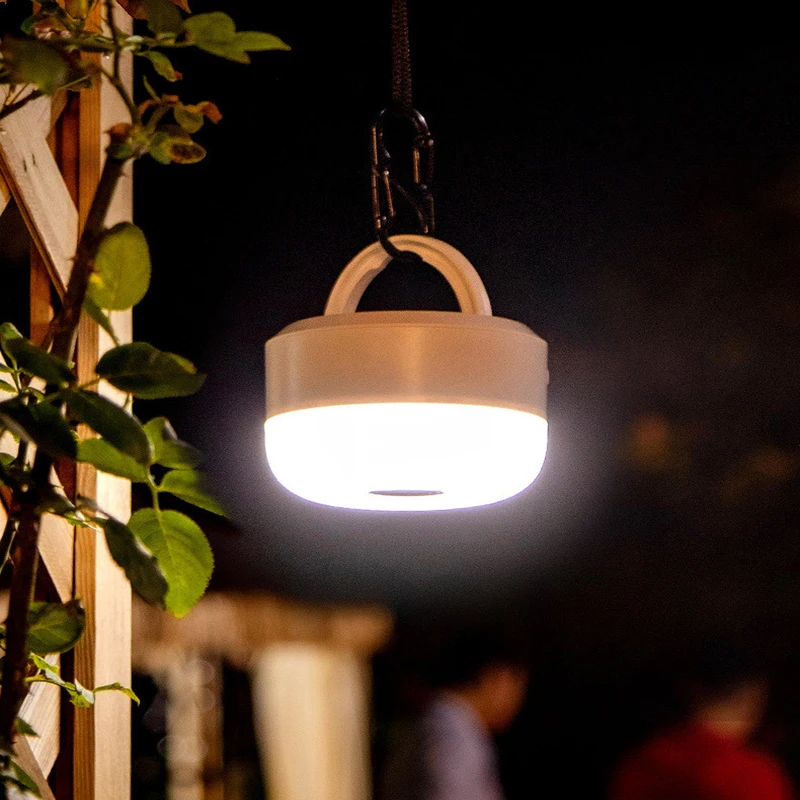 

Camping Tent Hanging Lamp 4000mha USB Rechargeable LED Portable Lanterns Outdoor Emergency Light for Hiking Campground Lighting