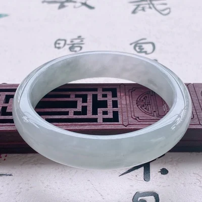 

Natural Myanmar jade light color 54mm-62mm bracelet Princess Jewelry bracelet the best gift for your girlfriend for your mother