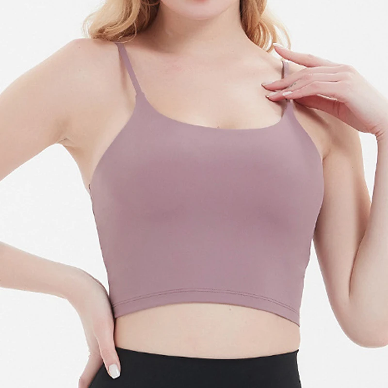 

HONILLESI Sports Underwear women's Running Bra Hollow Beautiful Back Sexy Sling Yoga Fitness Bra F1034