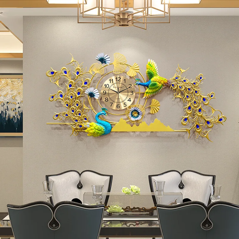 

Clock, Wall, Clock, Living Room, Large, Long Size Household Restaurant, Background Wall Decoration, Wall, Watch, Personalized An