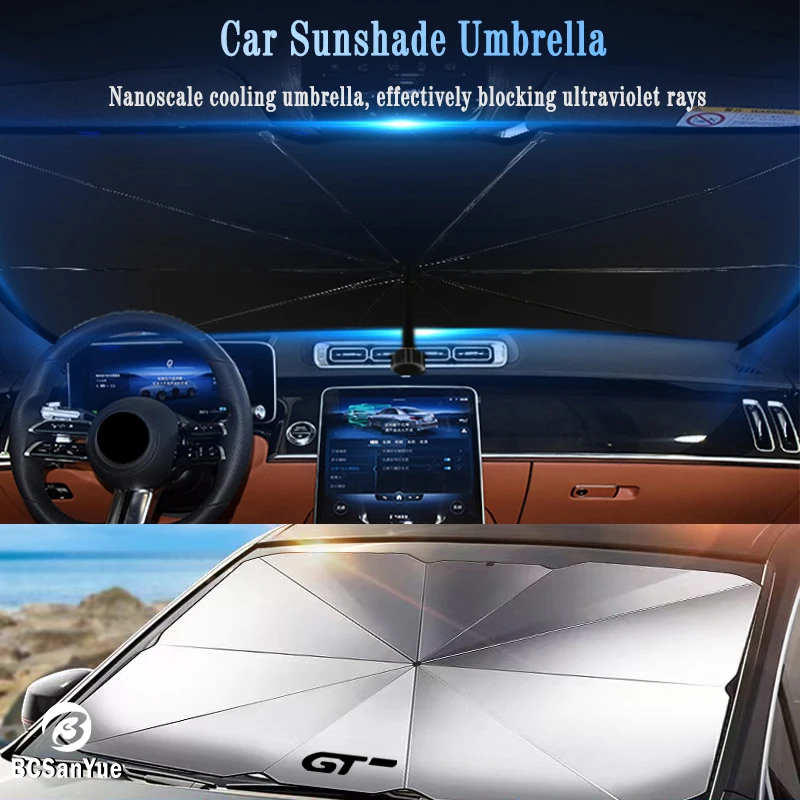 Фото Солнцезащитный зонт-шторка на лобовое стекло автомобиля для KIA GT-GT Line EV6 EV5 PV5 Sportage, автоаксессуар №4
