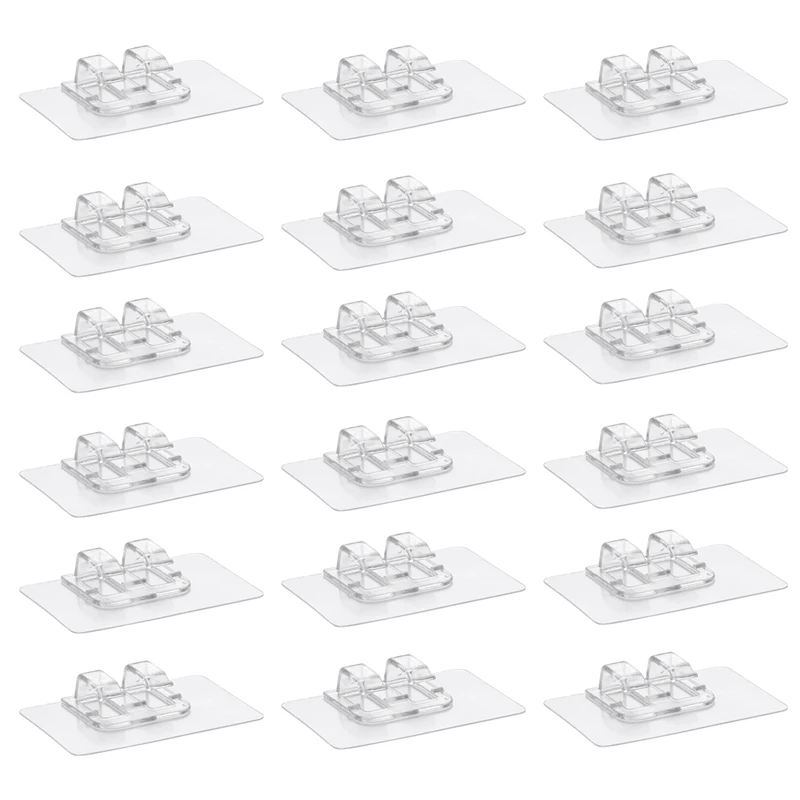 

100Pcs Hooks Outdoor String Lights Waterproof For Patio Hanging Christmas Light Cable Cord Rope Organizer